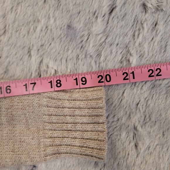 American Eagle Sweater Womens S Tan Aztec Wool Blend Knit Pullover Southwest - Picture 8 of 8